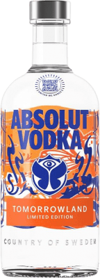 14,95 € Envío gratis | Vodka Absolut Tomorrowland Edición Limitada Suecia 70 cl