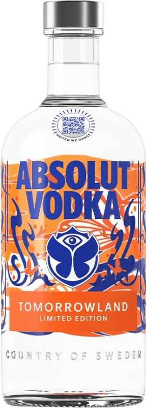 14,95 € 免费送货 | 伏特加 Absolut Tomorrowland Limited Edition 瑞典 瓶子 70 cl