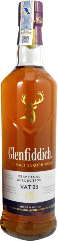 109,95 € 免费送货 | 单一麦芽威士忌 Glenfiddich Perpetual Vat 03 Collection — 系列 英国 15 岁 70 cl
