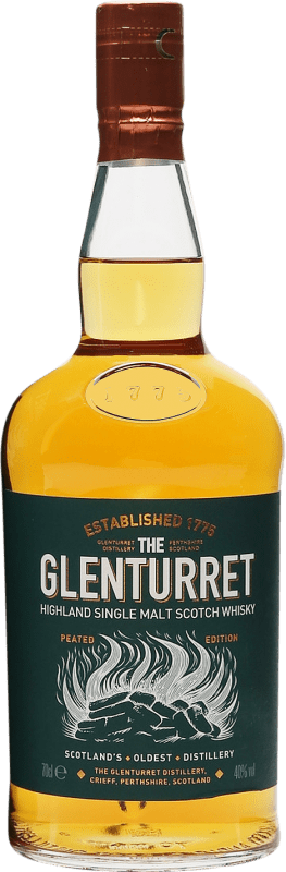 53,95 € Kostenloser Versand | Single Malt Whisky Glenturret Limitierte Edition, Peated — Getorft Großbritannien 70 cl