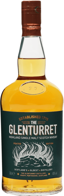 54,95 € Free Shipping | Whisky Single Malt Glenturret Peated Edition United Kingdom Bottle 70 cl