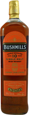66,95 € Envío gratis | Whisky Single Malt Bushmills Sherry Cask Irlanda 10 Años Botella 1 L