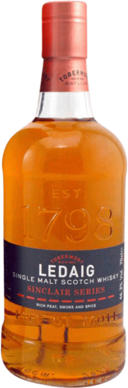 52,95 € Envío gratis | Whisky Single Malt Tobermory Ledaig Sinclair Series Rioja Cask Finish Reino Unido Botella 70 cl