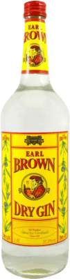 14,95 € Envio grátis | Gin Wilhelm Braun Earl Brown Dry Gin Alemanha Garrafa 1 L