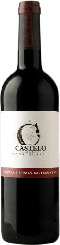 4,95 € Envoi gratuit | Vin Rouge Castelo de Medina Castelo Vega Busiel Crianza I.G.P. Vino de la Tierra de Castilla Castille et Leon Espagne Tempranillo, Syrah 75 cl