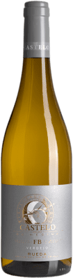 14,95 € Envoi gratuit | Vin blanc Castelo de Medina Fermentado en Barrica D.O. Rueda Castille et Leon Espagne Verdejo, Sauvignon Blanc Bouteille 75 cl