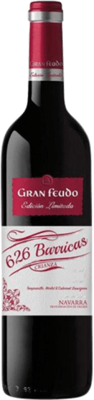8,95 € Free Shipping | Red Wine Chivite 626 Barricas Crianza — Aged D.O. Navarra Navarre Spain Tempranillo, Merlot, Cabernet Sauvignon Bottle 75 cl