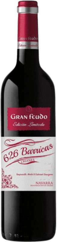7,95 € Free Shipping | Red wine Chivite 626 Barricas Crianza D.O. Navarra Navarre Spain Tempranillo, Merlot, Cabernet Sauvignon Bottle 75 cl