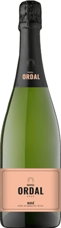 3,95 € Free Shipping | Rosé sparkling UCSA Castell d'Ordal Rosado D.O. Cava Spain Tempranillo, Grenache, Bobal Bottle 75 cl