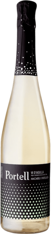 5,95 € Spedizione Gratuita | Vino bianco Sarral Portell Blanco de Aguja D.O. Conca de Barberà Spagna Macabeo, Parellada Bottiglia 75 cl