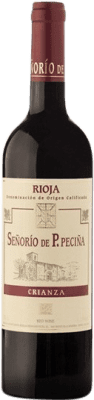 12,95 € 送料無料 | 赤ワイン Hermanos Peciña Señorío de P. Peciña 高齢者 D.O.Ca. Rioja ラ・リオハ スペイン Tempranillo, Graciano, Grenache Tintorera ボトル 75 cl