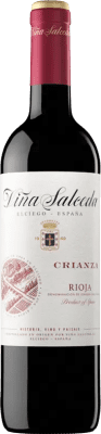 15,95 € 免费送货 | 红酒 Viña Salceda 岁 D.O.Ca. Rioja 拉里奥哈 西班牙 Tempranillo, Graciano, Mazuelo 瓶子 Magnum 1,5 L