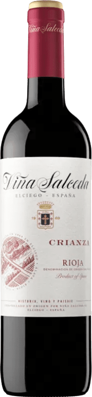16,95 € Free Shipping | Red Wine Viña Salceda Crianza — Aged D.O.Ca. Rioja The Rioja Spain Tempranillo, Graciano, Mazuelo Magnum Bottle 1,5 L