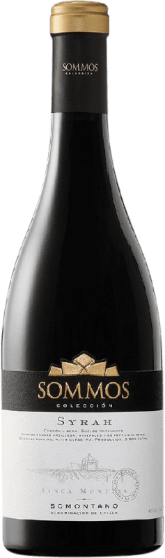 32,95 € Kostenloser Versand | Rotwein Sommos Colección Crianza — Kurze Fassreifung D.O. Somontano Aragón Spanien Syrah Flasche 75 cl