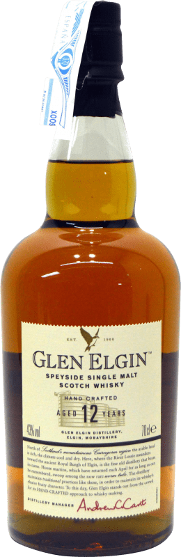 64,95 € Envoi gratuit | Whisky Single Malt Glen Elgin Ecosse Royaume-Uni 12 Ans 70 cl