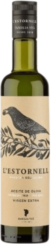 8,95 € Kostenloser Versand | Olivenöl L'Estornell E-NOL Extra Nativ Katalonien Spanien Picual, Arbequina Kleine Flasche 25 cl