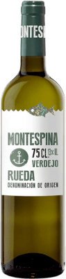 6,95 € Бесплатная доставка | Белое вино Avelino Vegas Montespina D.O. Rueda Кастилия-Леон Испания Verdejo — Вердехо 75 cl