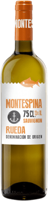9,95 € Envío gratis | Vino blanco Avelino Vegas Montespina D.O. Rueda Castilla y León España Verdejo Botella 75 cl