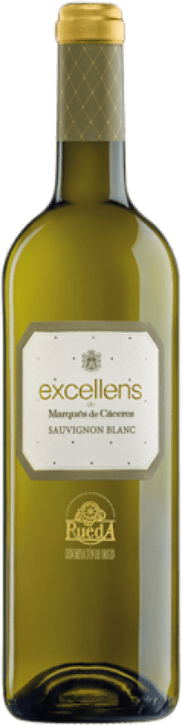15,95 € Envío gratis | Vino Blanco Marqués de Cáceres Excellens Joven D.O. Rueda Castilla y León España Sauvignon Botella Magnum 1,5 L