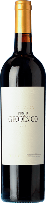 36,95 € Бесплатная доставка | Красное вино Trus Punto Geodésico Crianza — Крианса D.O. Ribera del Duero Кастилия-Леон Испания Tempranillo — Темпранильо Бутылка 75 cl