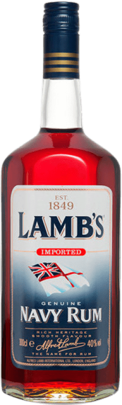 15,95 € Envio grátis | Rum Lamb's Navy Rum Jamaica Garrafa 1 L