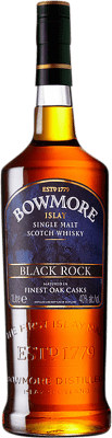 225,95 € Kostenloser Versand | Whiskey Single Malt Morrison's Bowmore Black Rock Schottland Großbritannien Flasche 1 L