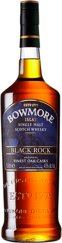 235,95 € Envío gratis | Whisky Single Malt Morrison's Bowmore Black Rock Escocia Reino Unido Botella 1 L