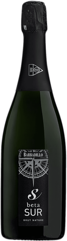 8,95 € 送料無料 | 白スパークリングワイン Barbadillo Beta Sur ブルットの自然 I.G.P. Vino de la Tierra de Cádiz アンダルシア スペイン Palomino Fino, Chardonnay ボトル 75 cl