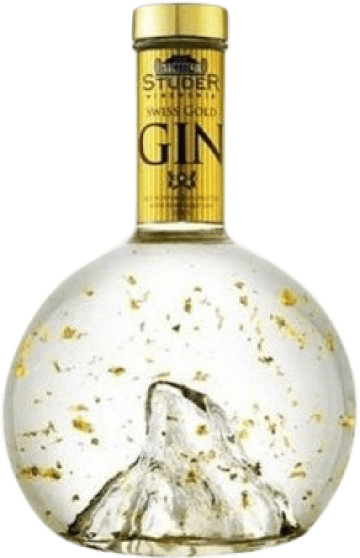 53,95 € Spedizione Gratuita | Genever Gin Studer & Co Swiss Gold — Edizione Oro Svizzera 70 cl
