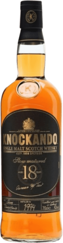 92,95 € Envio grátis | Whisky Blended Knockando Slow Matured Escócia Reino Unido 18 Anos Garrafa 70 cl