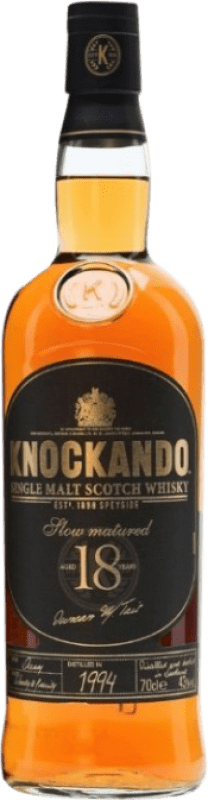 79,95 € Free Shipping | Whisky Blended Knockando Slow Matured Scotland United Kingdom 18 Years Bottle 70 cl