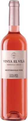 5,95 € Бесплатная доставка | Розовое вино Padró Vinya El Vilà D.O. Catalunya Каталония Испания Tempranillo — Темпранильо, Merlot — Мерло 75 cl