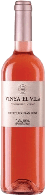 5,95 € Kostenloser Versand | Roséwein Padró Vinya El Vilà D.O. Catalunya Katalonien Spanien Tempranillo, Merlot Flasche 75 cl