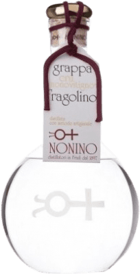 162,95 € Free Shipping | Grappa Nonino Cru Italy Fragola Medium Bottle 50 cl Fragolino