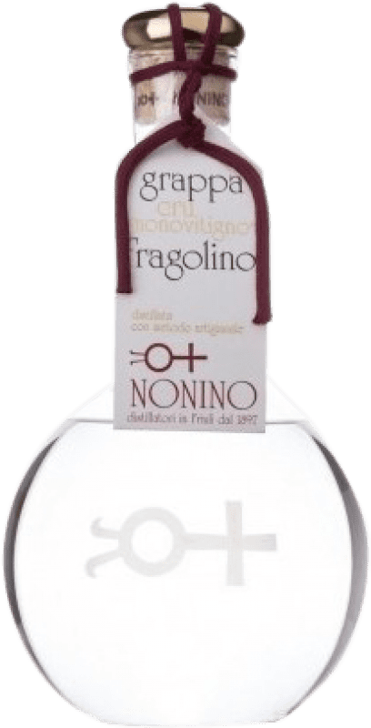 162,95 € Envio grátis | Aguardente Grappa Nonino Cru Monovitigno Fragolino Itália Garrafa Medium 50 cl