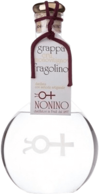 147,95 € Envío gratis | Grappa Nonino Cru Italia Fragola Botella Medium 50 cl Fragolino