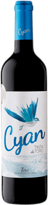 16,95 € Бесплатная доставка | Красное вино Cyan Дуб D.O. Toro Кастилия-Леон Испания Tinta de Toro бутылка Магнум 1,5 L