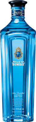 53,95 € Envío gratis | Ginebra Bombay Sapphire Star Reino Unido Botella 1 L