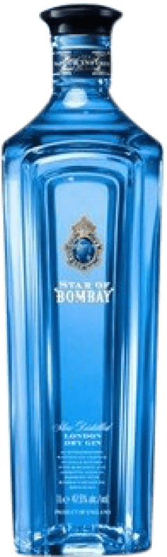 52,95 € Envío gratis | Ginebra Bombay Sapphire Star Reino Unido Botella 1 L