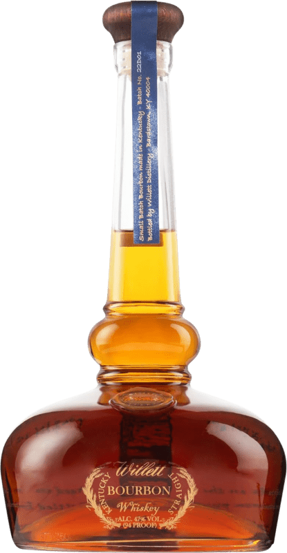 83,95 € Envio grátis | Whisky Bourbon Willett Pot Still Reserva Estados Unidos Garrafa 70 cl