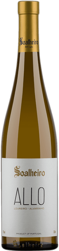 8,95 € Envío gratis | Vino blanco Quinta de Soalheiro Allo I.G. Vinho Verde Minho Portugal Loureiro, Albariño Botella 75 cl