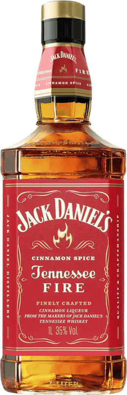 34,95 € Envío gratis | Whisky Bourbon Jack Daniel's Fire Estados Unidos Botella 1 L