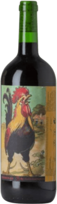18,95 € Spedizione Gratuita | Vino rosso Clos Lentiscus Kikiriki Tinto Catalogna Spagna Tempranillo, Carignan Biologico Bottiglia 1 L