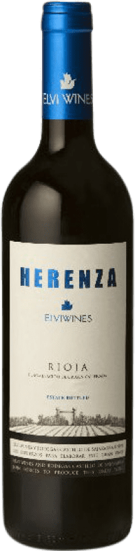 13,95 € Spedizione Gratuita | Vino rosso Elvi Herenza Kosher D.O.Ca. Rioja La Rioja Spagna Tempranillo Bottiglia 75 cl