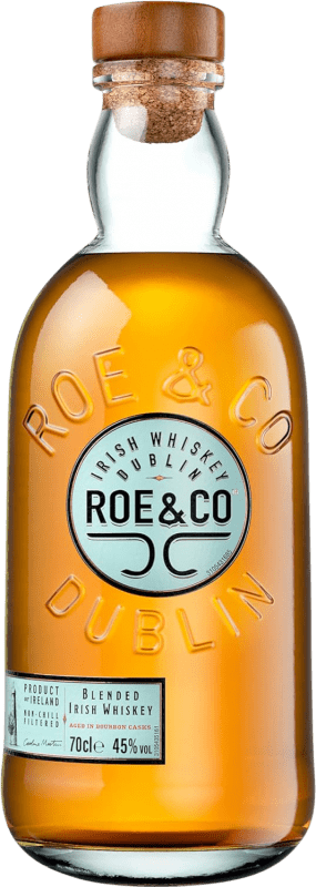 37,95 € 免费送货 | 威士忌单一麦芽威士忌 Roe & Co Dublin 爱尔兰 瓶子 70 cl
