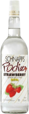 Schnapps DeVa Vallesana Podium 1 L Strawberry