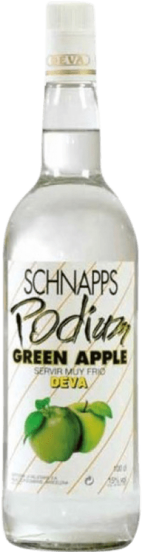 5,95 € Spedizione Gratuita | Schnapps DeVa Vallesana Podium Catalogna Spagna 1 L Green Apple — Mela Verde
