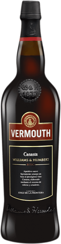 12,95 € Envío gratis | Vermut Williams & Humbert Canasta Rojo Tinto España 1 L