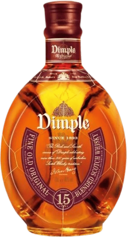 61,95 € Envio grátis | Whisky Blended John Haig & Co Dimple Escócia Reino Unido 15 Anos Garrafa 1 L