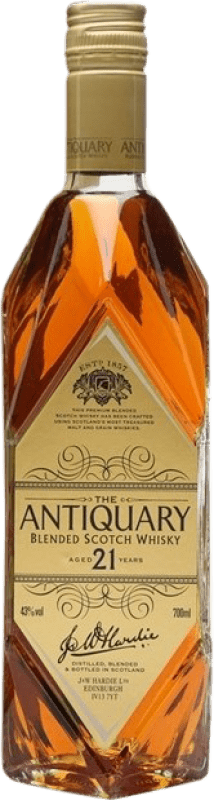 97,95 € Envío gratis | Whisky Blended The Antiquary Escocia Reino Unido 21 Años 70 cl